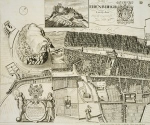 Plan of Edinburgh, Published by John Smith c.1710 by Andrew Johnston